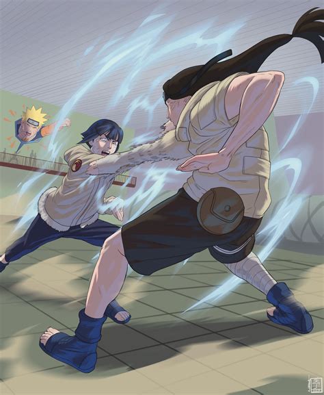 naruto hinata vs neji|More.